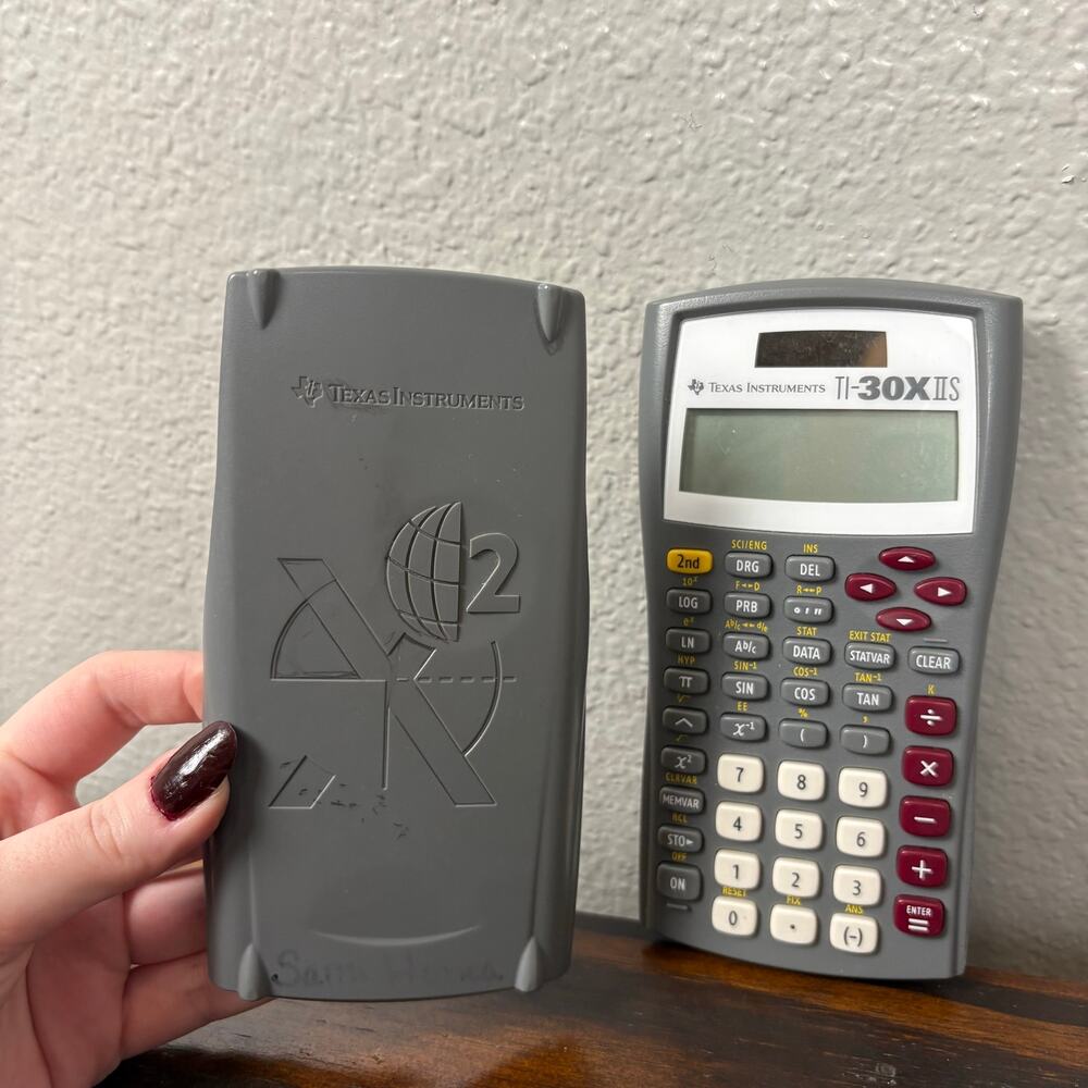 TI Texas Instruments 30xiis Calculator Handheld Math Small